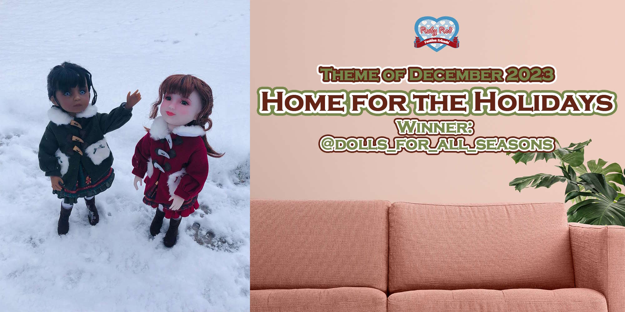 Ruby Red Fashion Friends Dolls - Photo of the month winner - Dec 2023